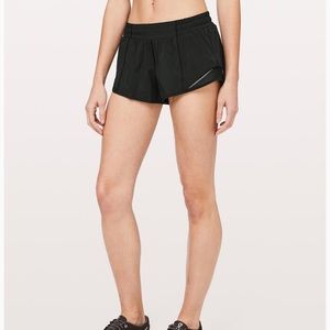 hotty hot shorts - 2.5” (black) -size 2
